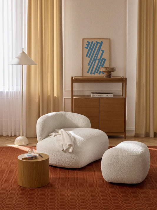 Albina Bouclé Lounge Chair