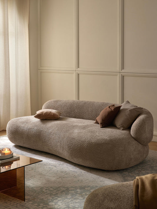 Albina Teddy Bouclé Sofa (3-Seater)