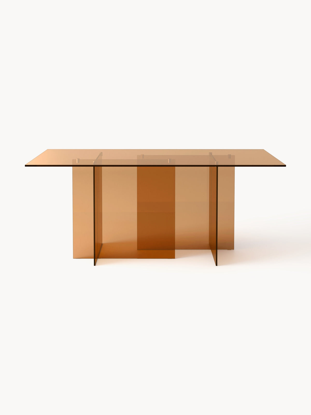 Anouva Dining Table in Glass, 180 x 90 cm