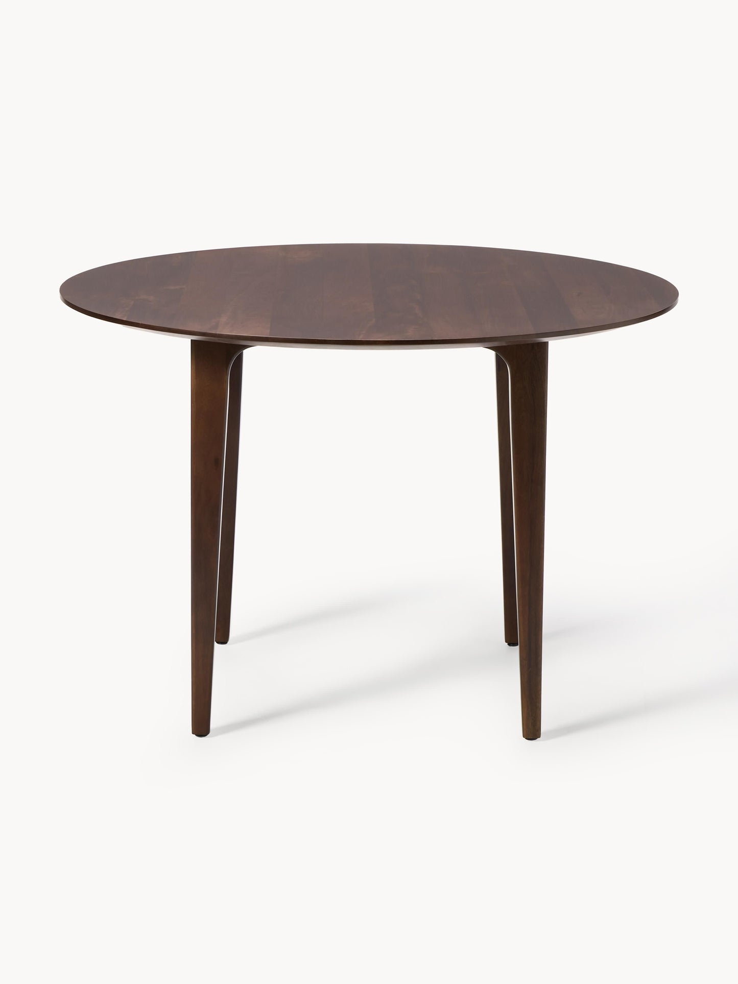 Archino Round Dining Table in Mango Wood, Ø 110 cm