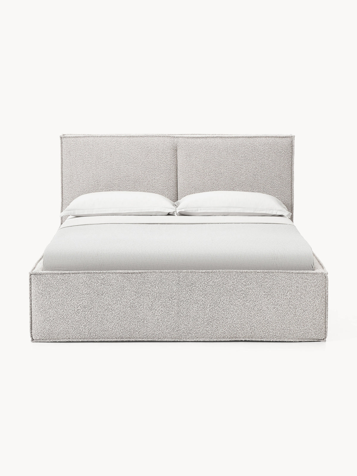 Dreava Upholstered Bed in Bouclé