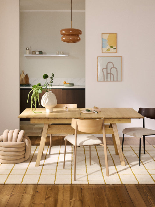 Ethano Dining Table, Extendable, 180 - 220 x 100 cm