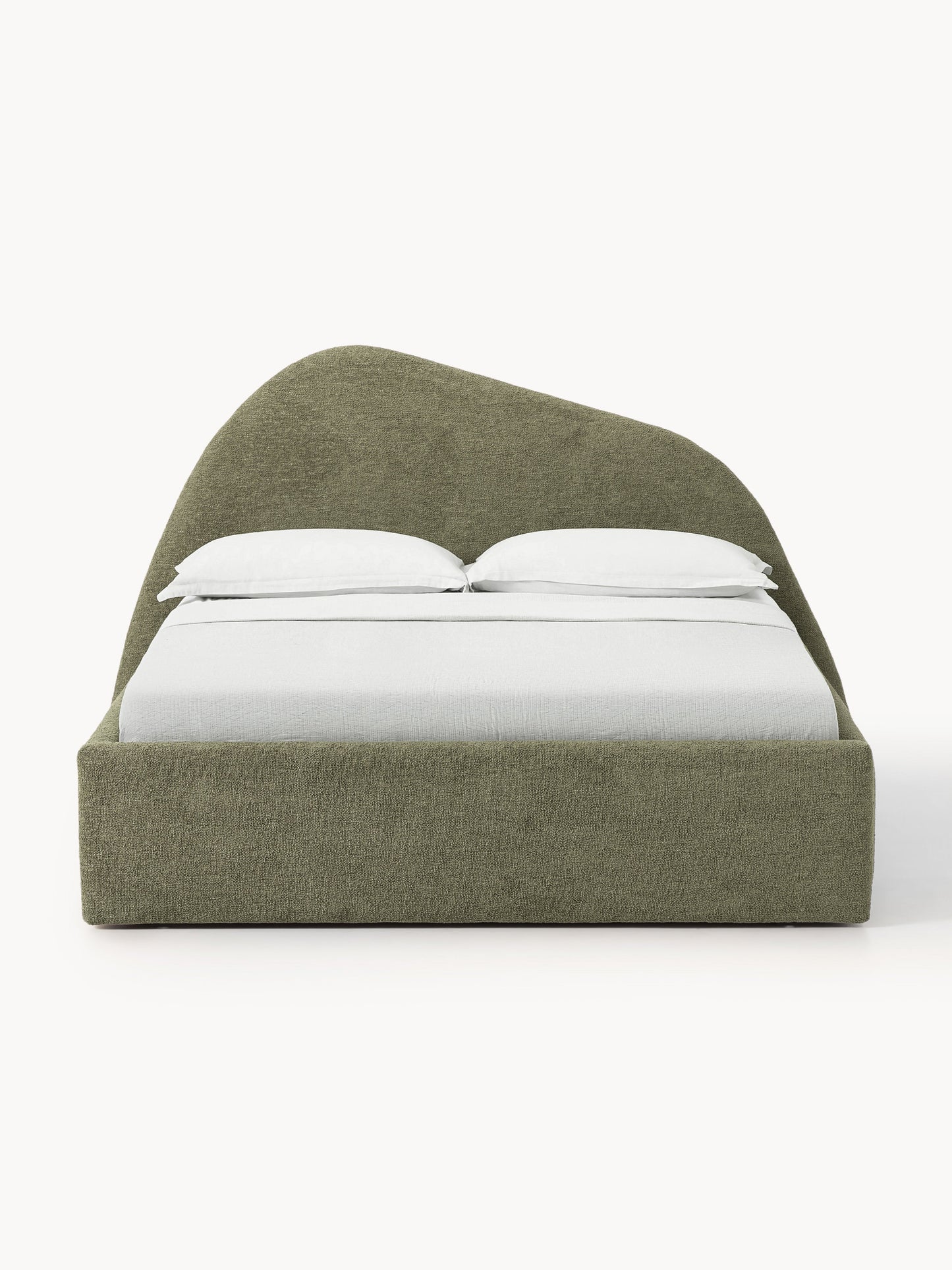 Garvin Bouclé Upholstered Bed