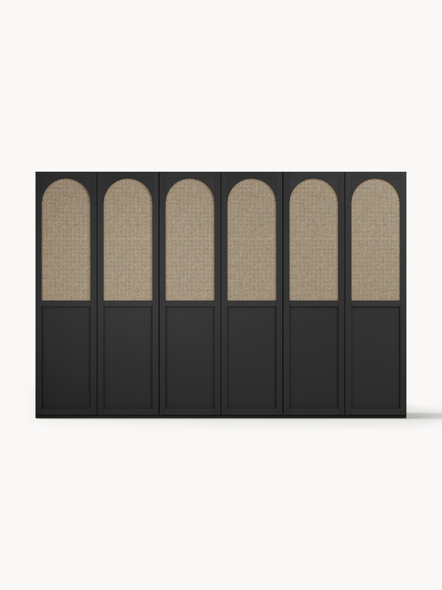 Jeanor Hinged-Door Wardrobe, Modular, 300 cm Wide, in Various Sizes
