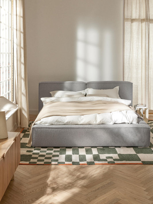 Lennard Bouclé Upholstered Bed