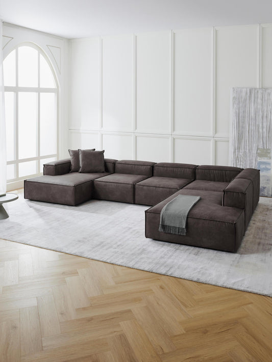 Lennard Leather Modular XL Sofa