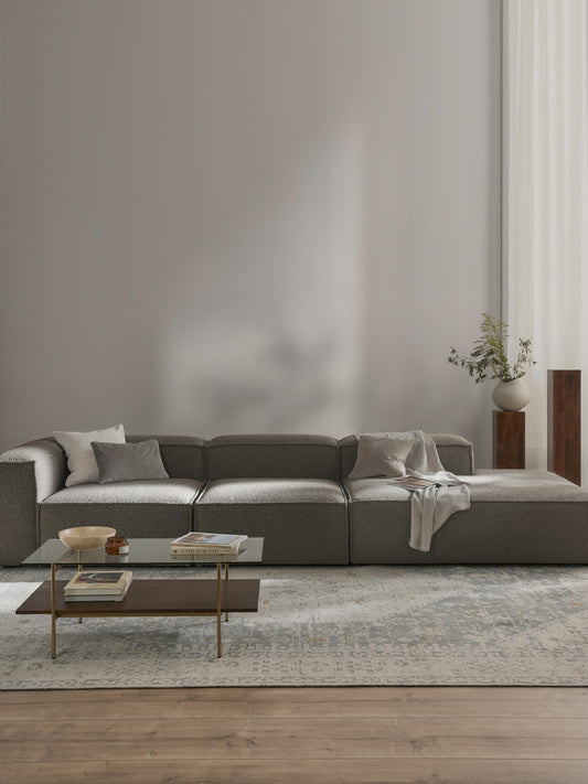 Lennard Modular Bouclé XL Ottoman