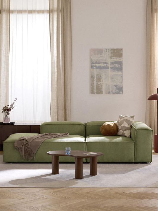 Lennard Modular Ottoman in Corduroy