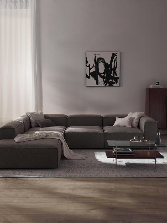 Lennard Modular XL Corner Sofa (4-Seater) in Bouclé