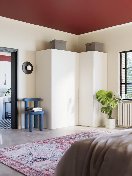 Leonis Modular Corner Wardrobe, 165 cm Wide, in Various Sizes