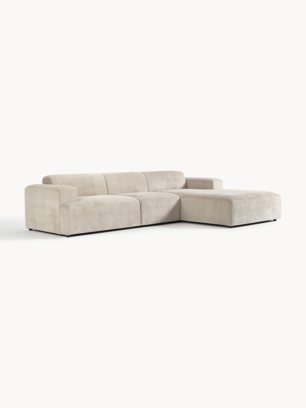 Melina Corduroy Corner Sofa (4-Seater)