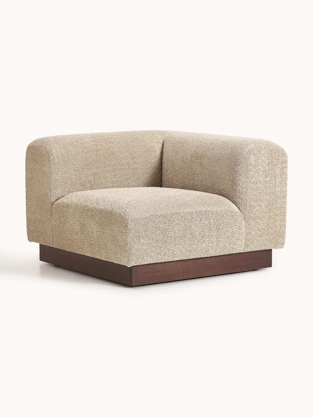 Natova Teddy Bouclé Corner Module