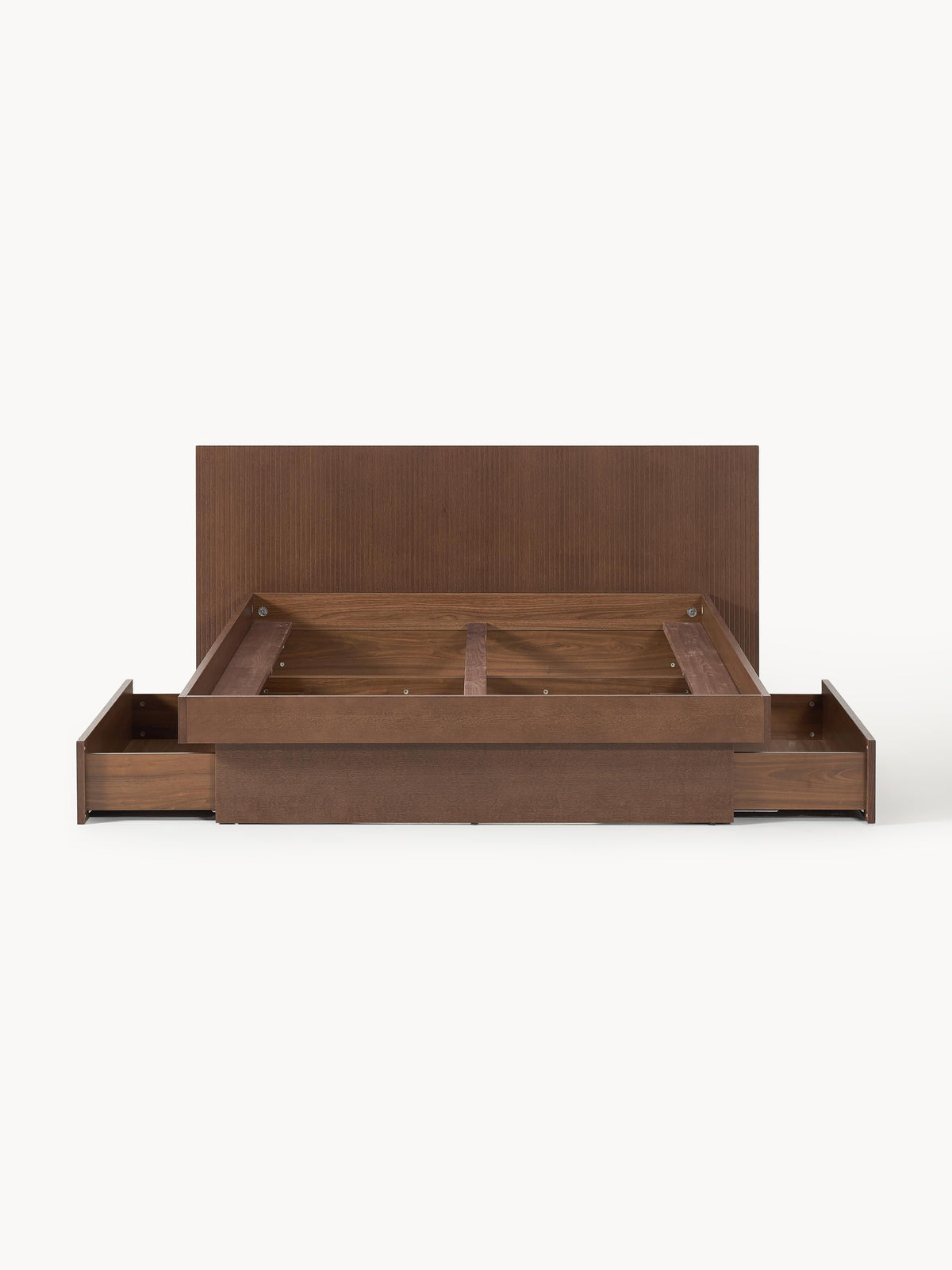 Satova Wooden Bed with Drawers and Headboard
