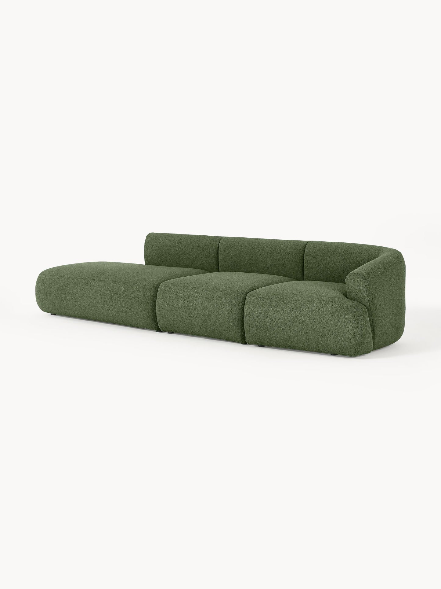 Sovia Bouclé Modular Chaise (2-Seater)