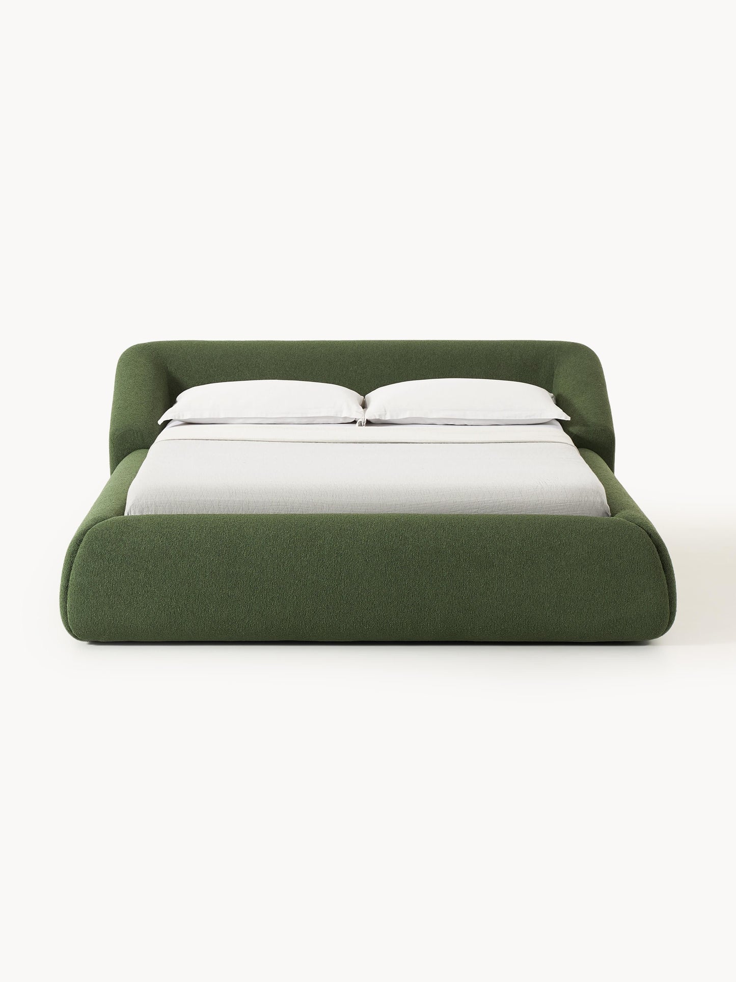 Sovia Bouclé Upholstered Bed