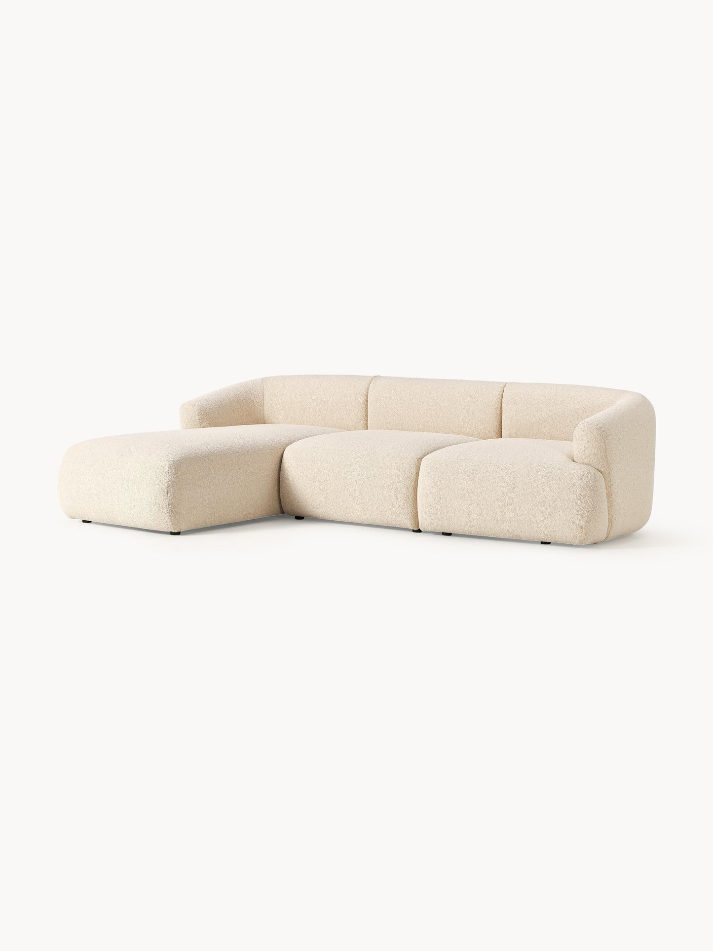 Sovia Modular Bouclé Corner Sofa (3-Seater)