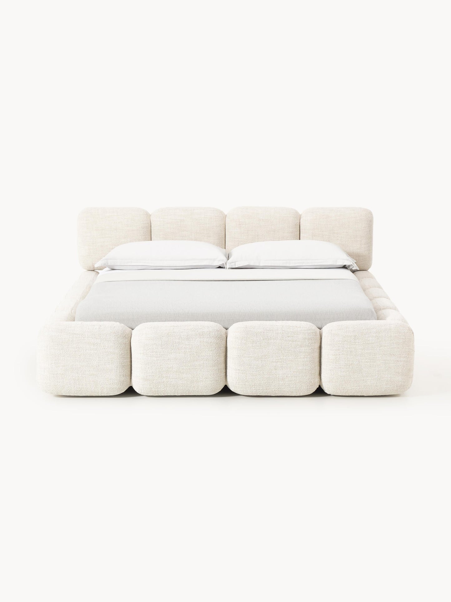 Taylora Bouclé Upholstered Bed