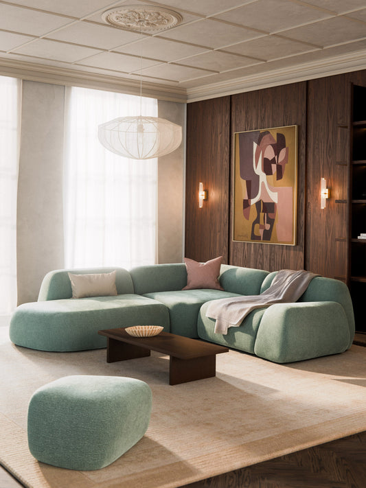 Wolna 4-Seater Modular Corner Sofa with Chaise Longue