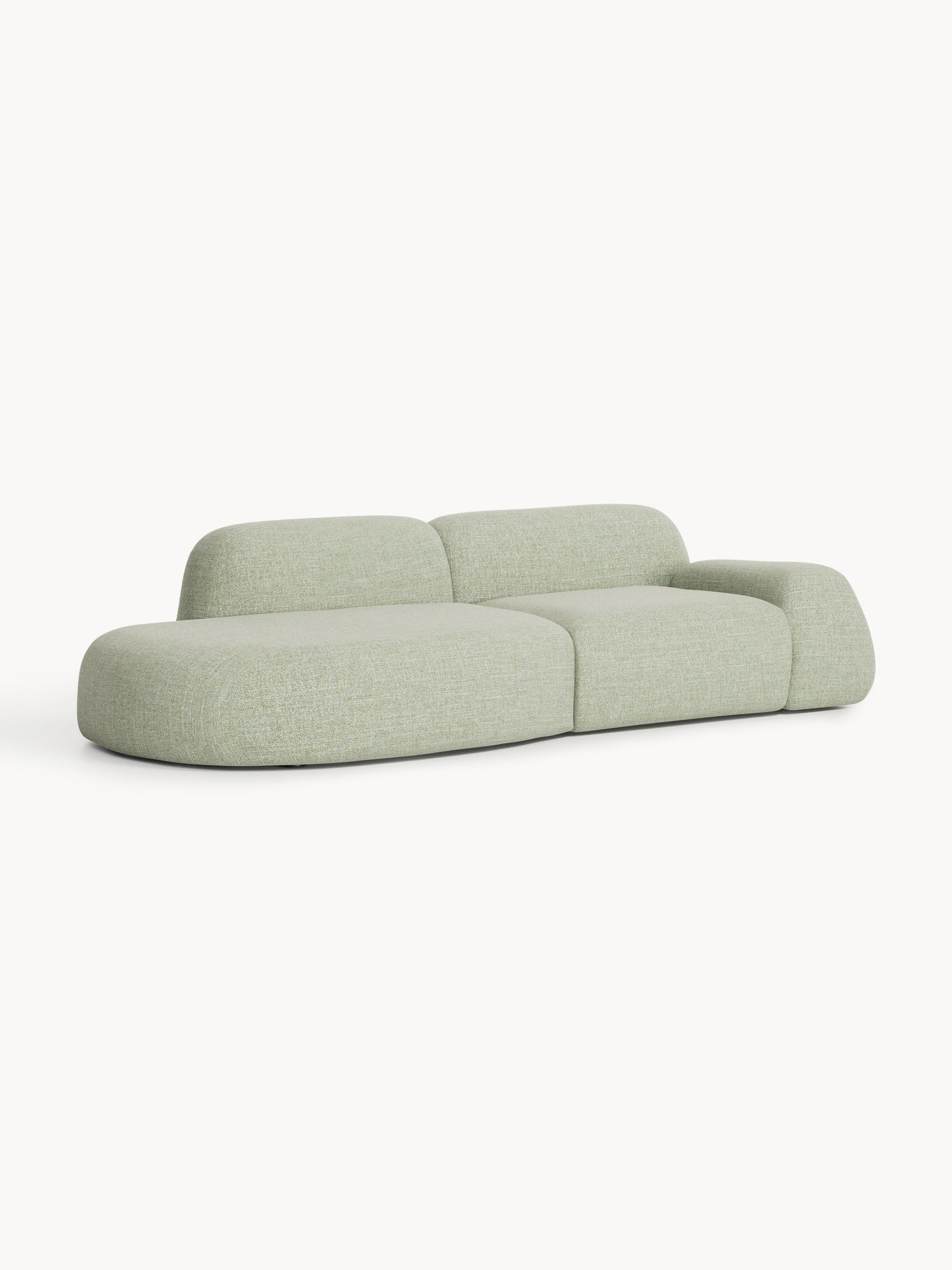 Wolna Modular Bouclé Chaise (3-Seater)