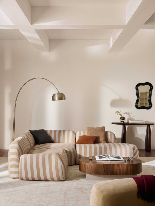 Wolna Striped Chaise Module
