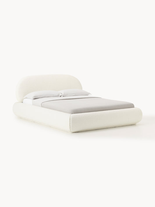 Albina Bouclé Upholstered Bed