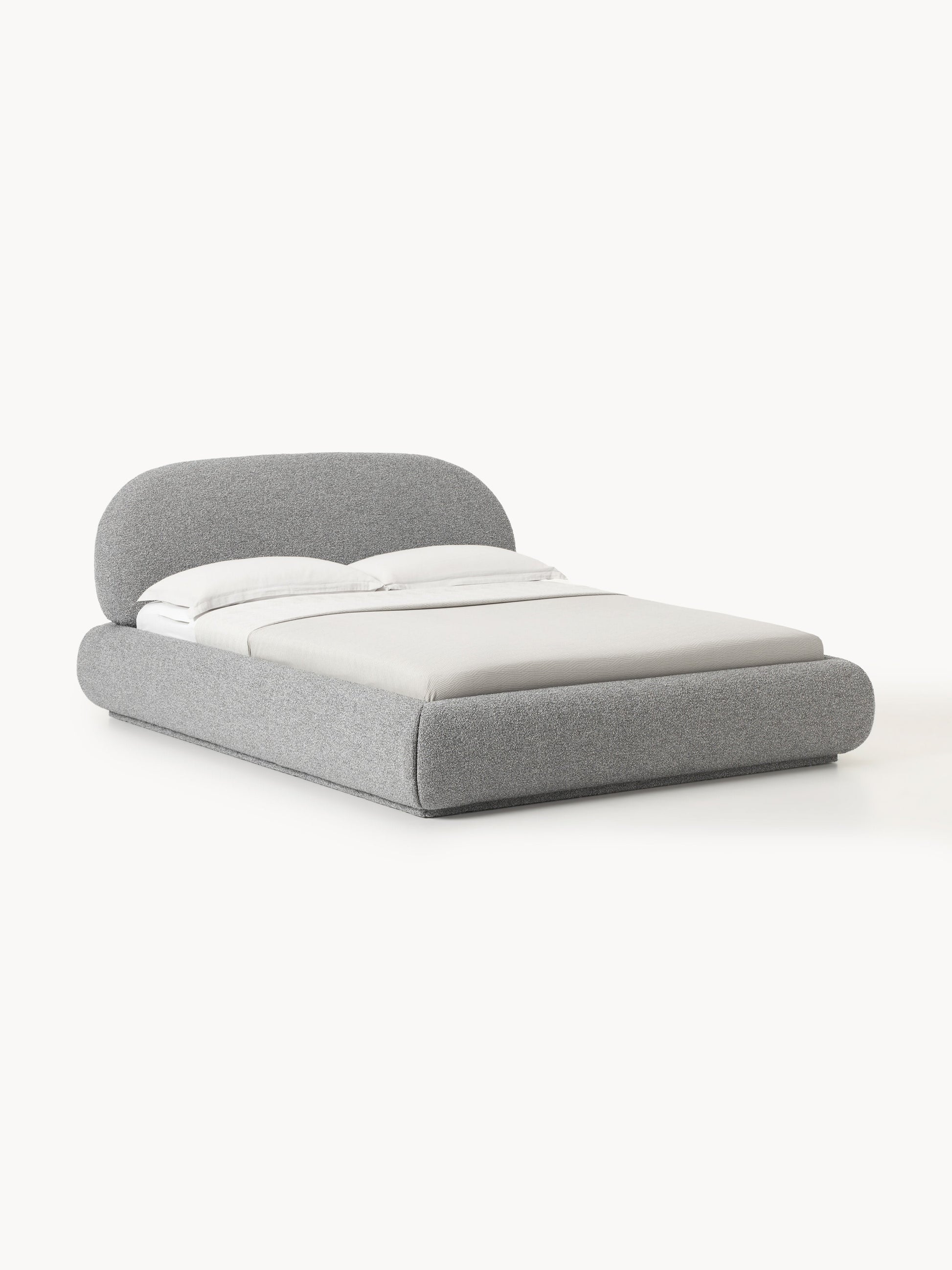 Albina Bouclé Upholstered Bed