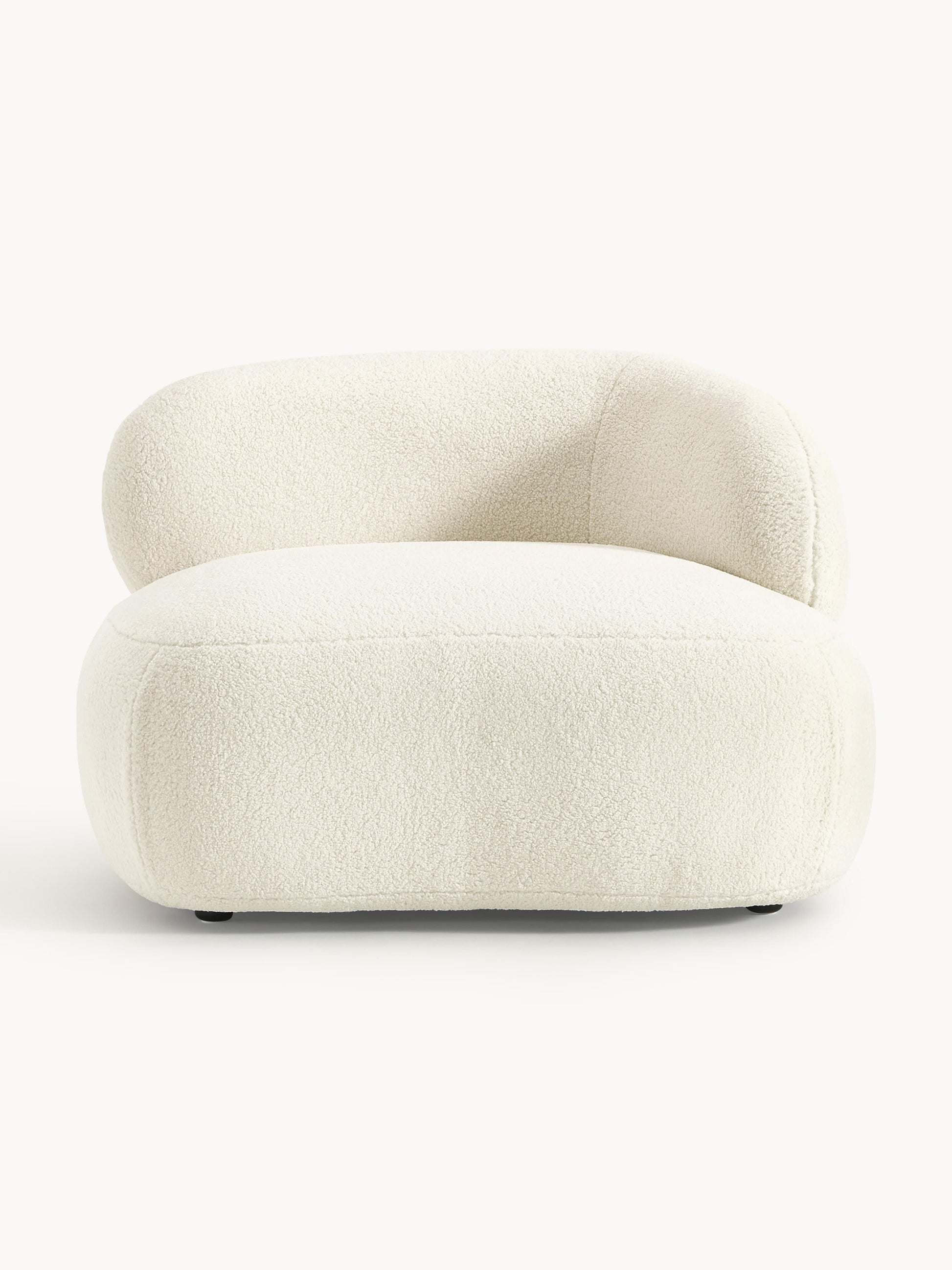 Albina Lounge Chair in Teddy Fur
