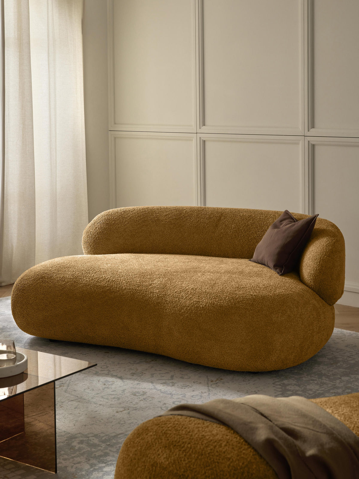 Albina Sofa (2-Seater) in Teddy Bouclé