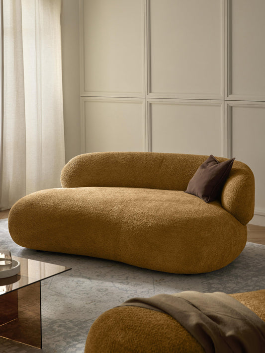Albina Sofa (2-Seater) in Teddy Bouclé