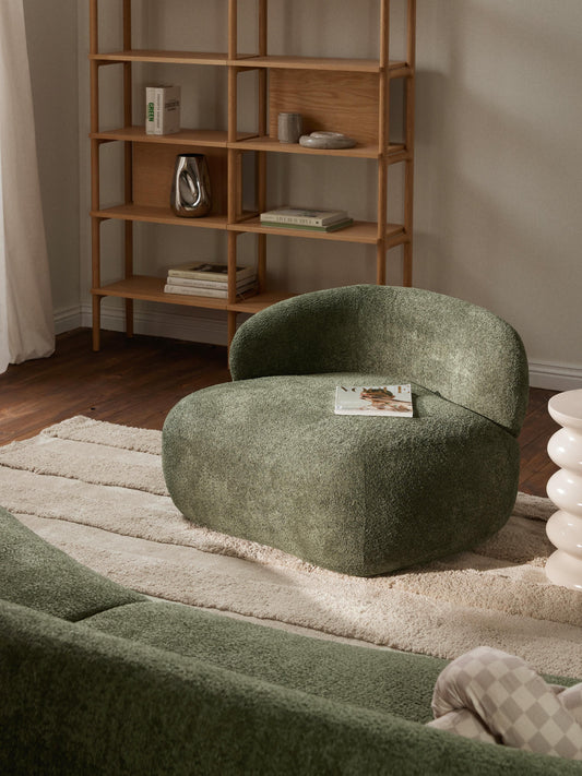 Albina Teddy Bouclé Lounge Chair
