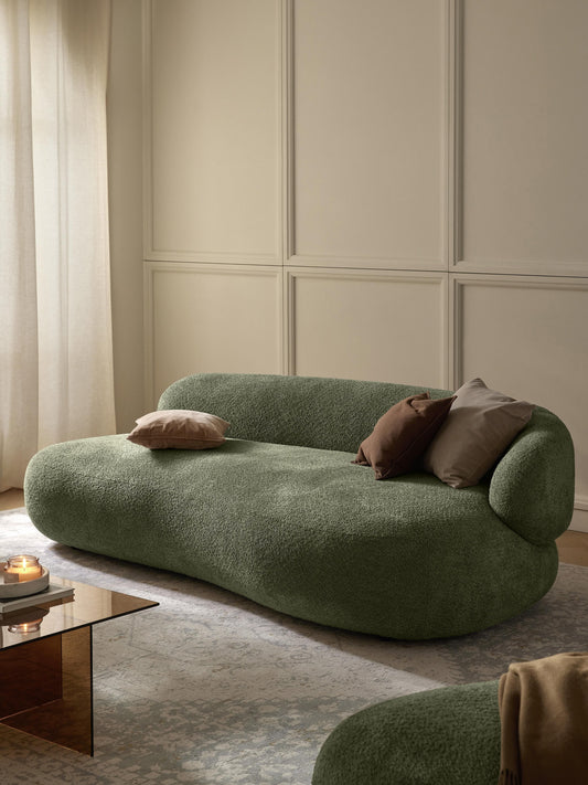 Albina Teddy Bouclé Sofa (3-Seater)