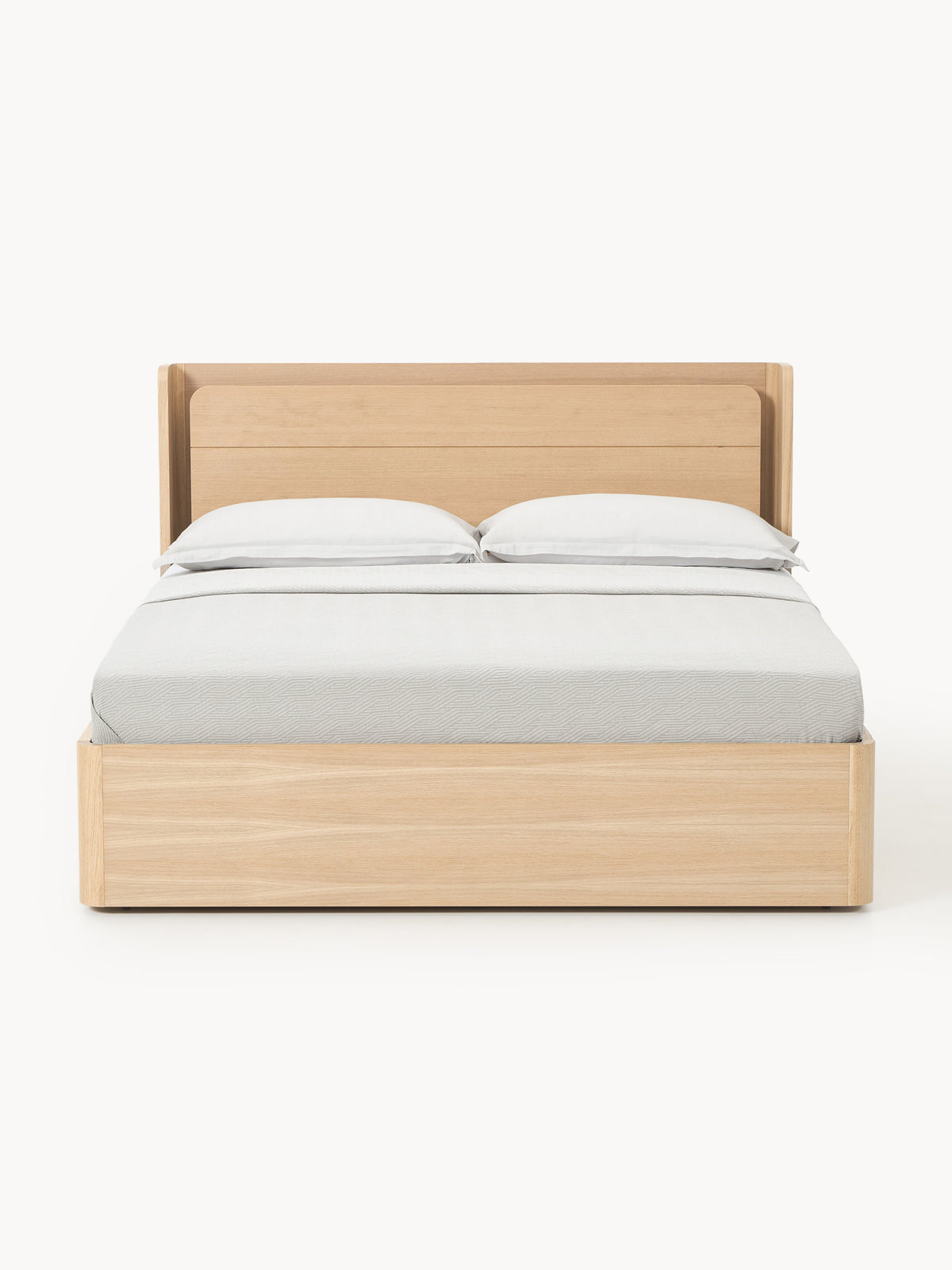 Allvio Wooden Bed with Drawers