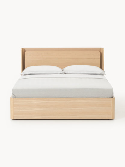 Allvio Wooden Bed with Drawers