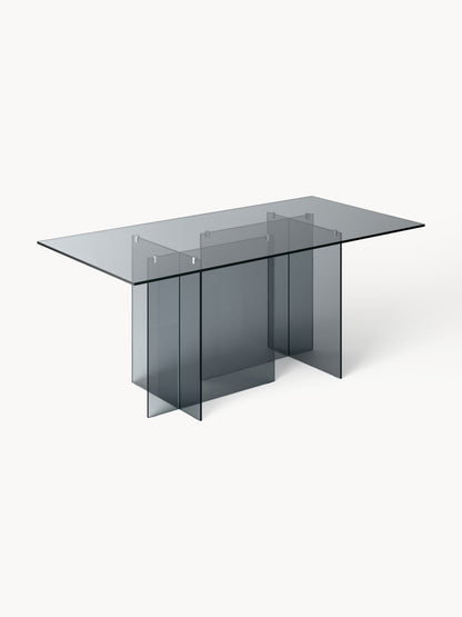 Anouva Dining Table in Glass, 180 x 90 cm