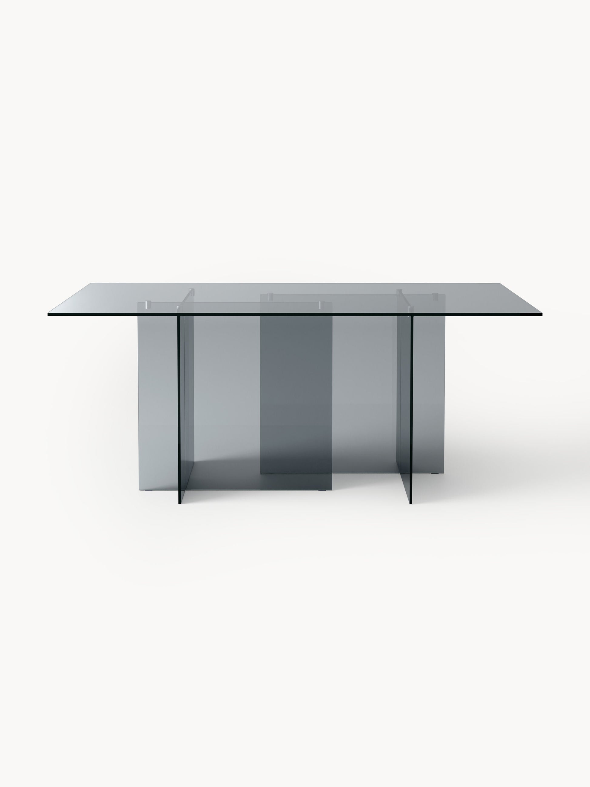 Anouva Dining Table in Glass, 180 x 90 cm