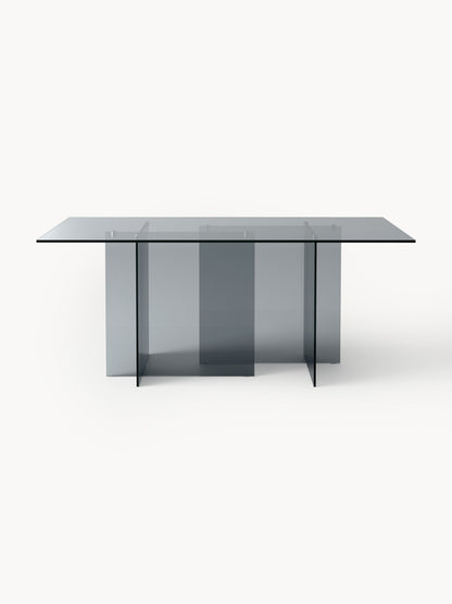 Anouva Dining Table in Glass, 180 x 90 cm
