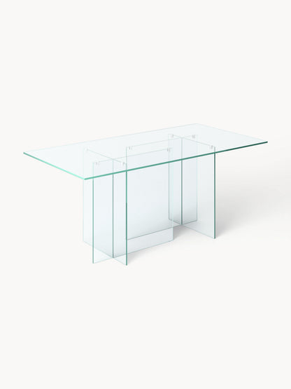 Anouva Dining Table in Glass, 180 x 90 cm
