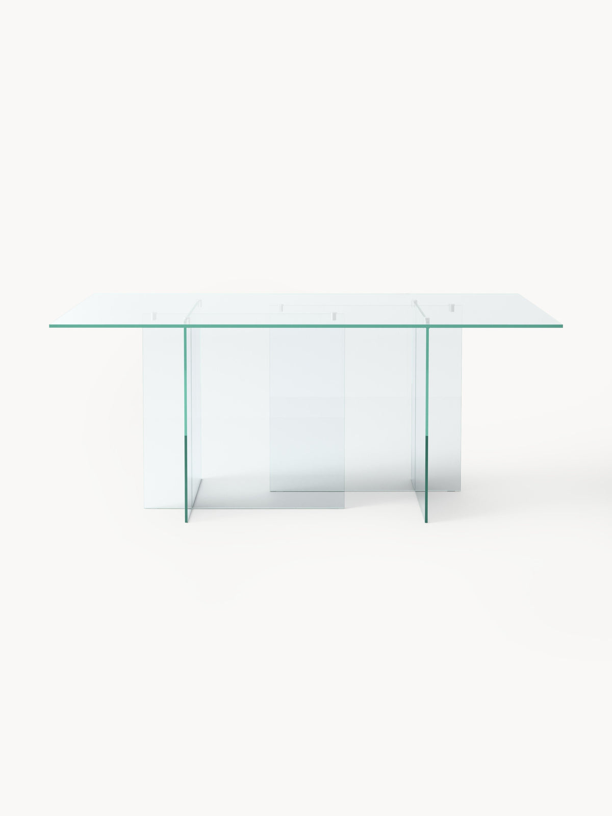 Anouva Dining Table in Glass, 180 x 90 cm