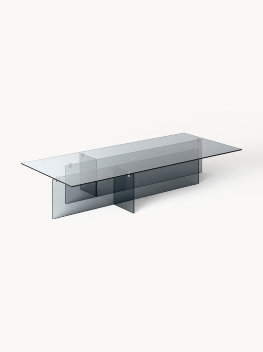 Anouva Large Coffee Table in Glass, W 160 cm