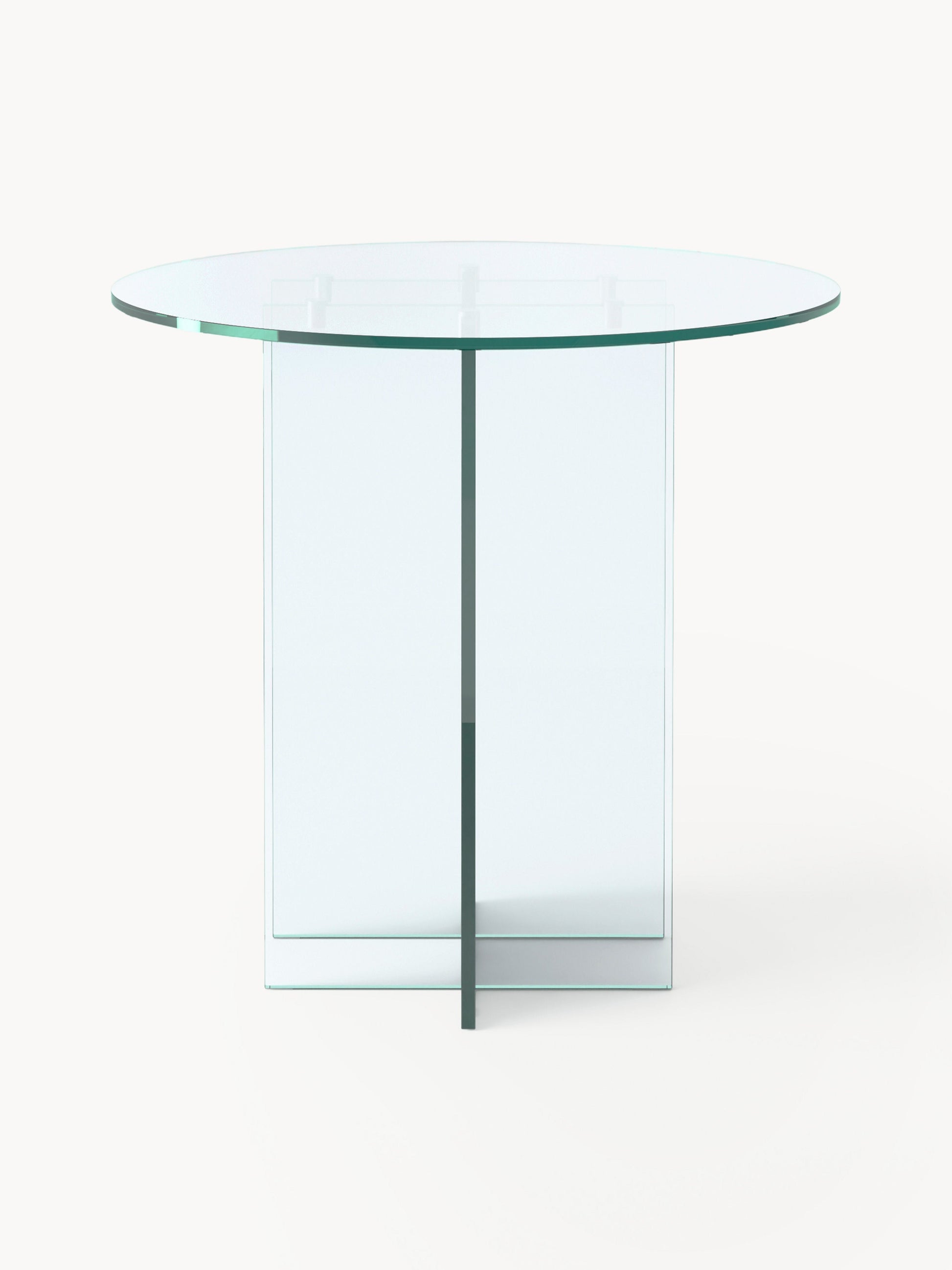 Anouva Round Dining Table in Glass, in Various Sizes