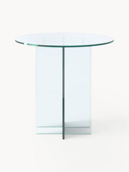Anouva Round Dining Table in Glass, in Various Sizes