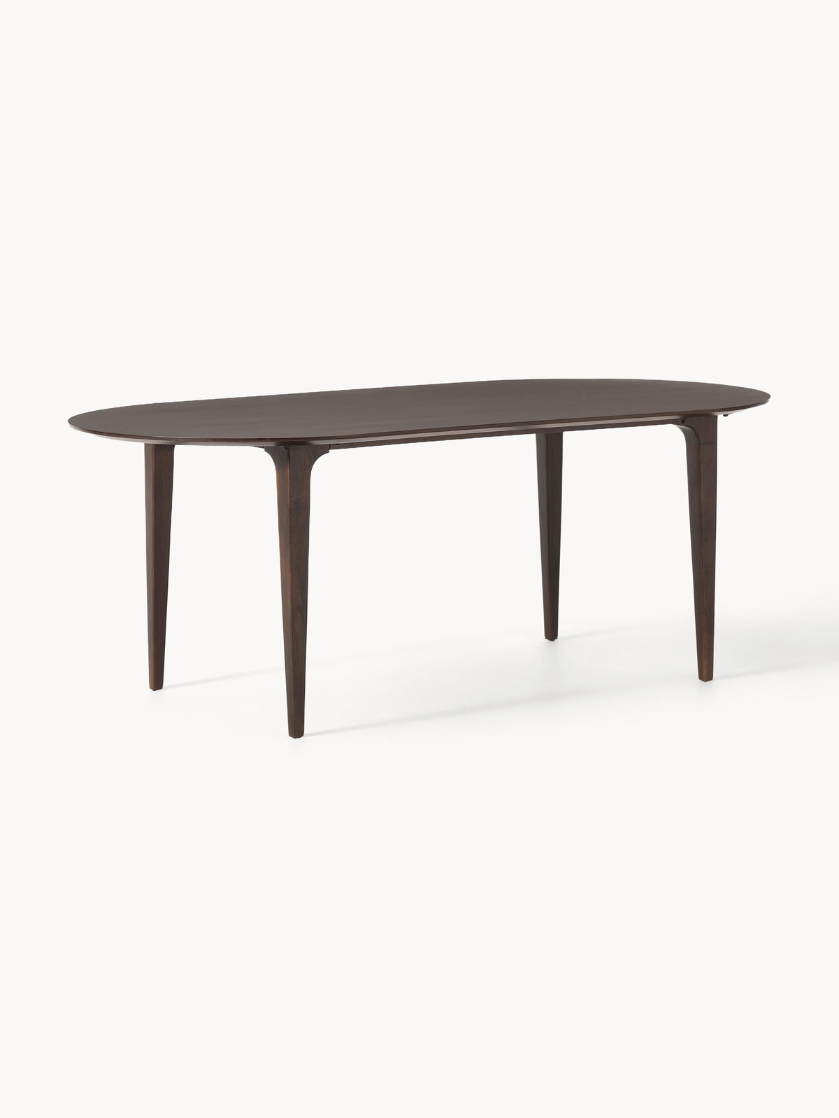 Archino Oval Dining Table in Mango Wood, 200 x 100 cm