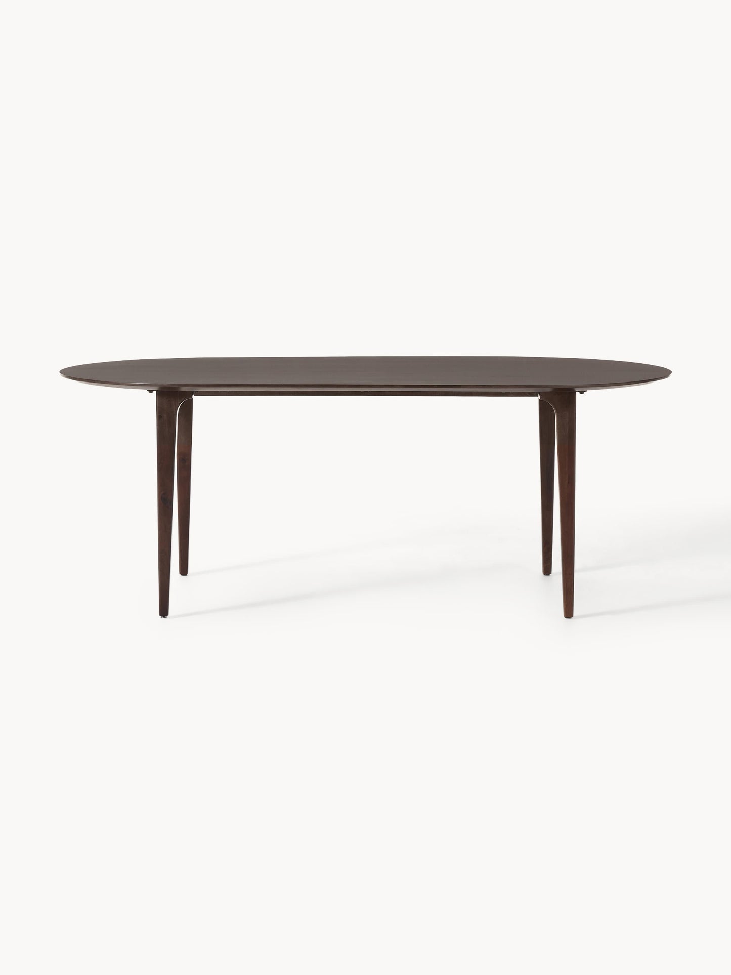 Archino Oval Dining Table in Mango Wood, 200 x 100 cm
