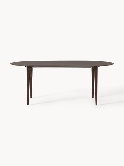 Archino Oval Dining Table in Mango Wood, 200 x 100 cm
