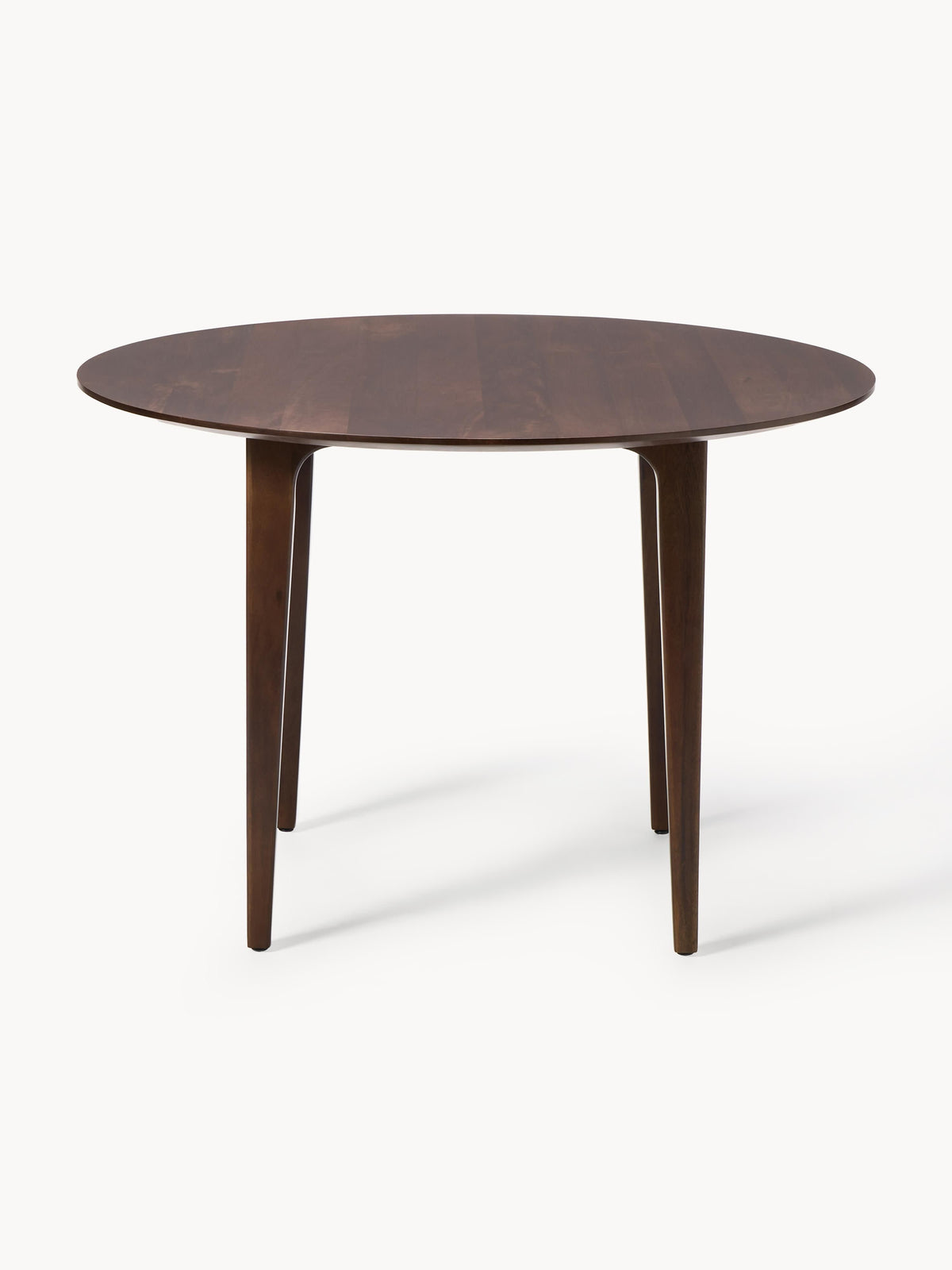 Archino Round Dining Table in Mango Wood, Ø 110 cm