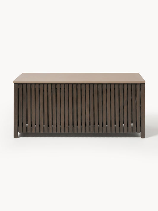 Arkeno Garden Storage Box in Acacia Wood with Insert, W 129 cm