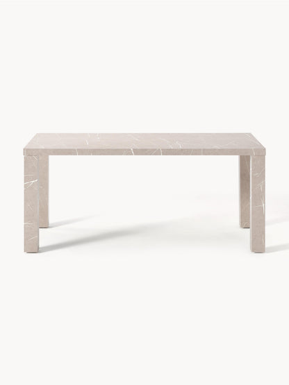 Carven Marble-Look Dining Table, 180 x 90 cm