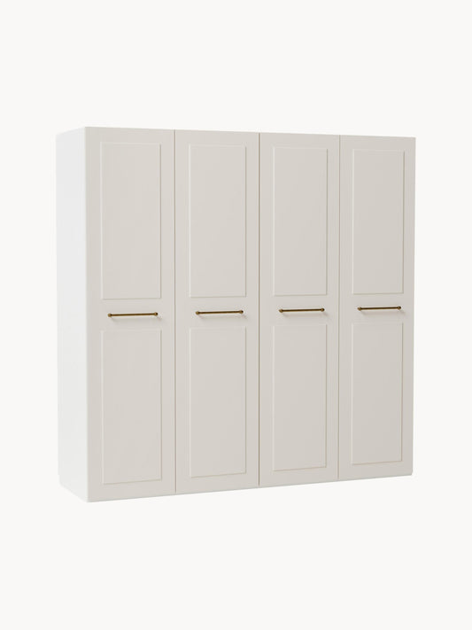 Charlise Hinged-Door Modular Wardrobe, 200 cm Wide, in Various Sizes