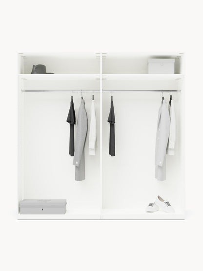 Charlise Hinged-Door Modular Wardrobe, 200 cm Wide, in Various Sizes