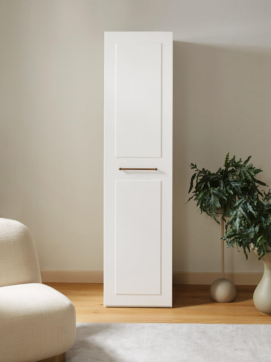 Charlise Modular Hinged-Door Wardrobe, 50 cm Wide, in Various Sizes